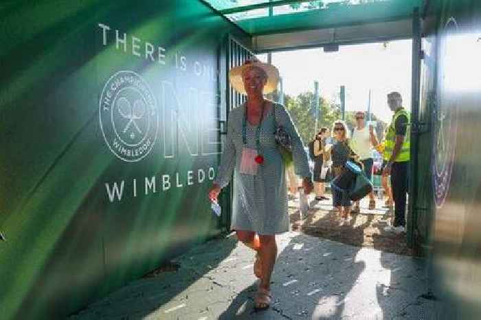 We were first in Wimbledon queue but it felt right to let others go in before us